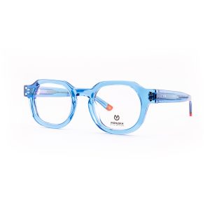 MONARKH Noble Sky-Blue Red Tip Eyeglasses