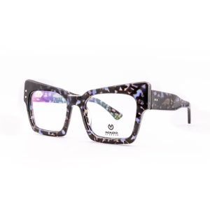 MONARKH Reign Purple Marble Eyeglasses